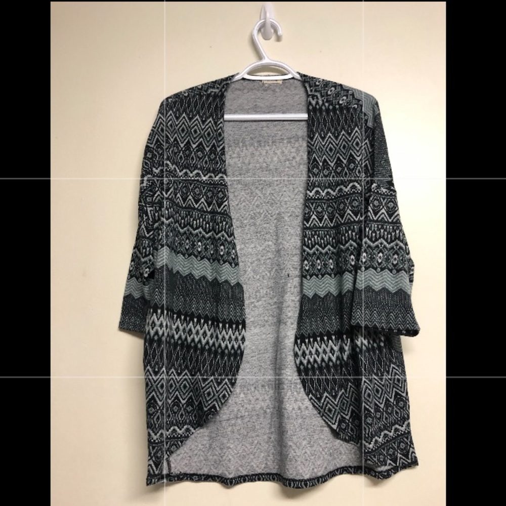 Aztec design cardigan